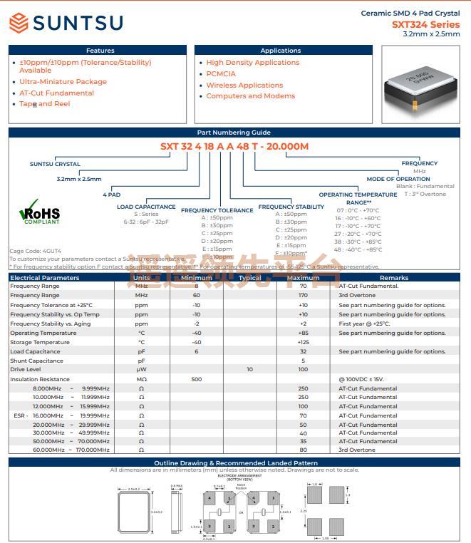 SXT32420CC48-40.000M欧美ag九游会登陆j9入口,Suntsu松图ag九游会登陆j9入口,SXT324无源ag九游会登陆j9入口 SXT32420CC48-40.000M欧美ag九游会登陆j9入口,Suntsu松图ag九游会登陆j9入口,SXT324无源ag九游会登陆j9入口